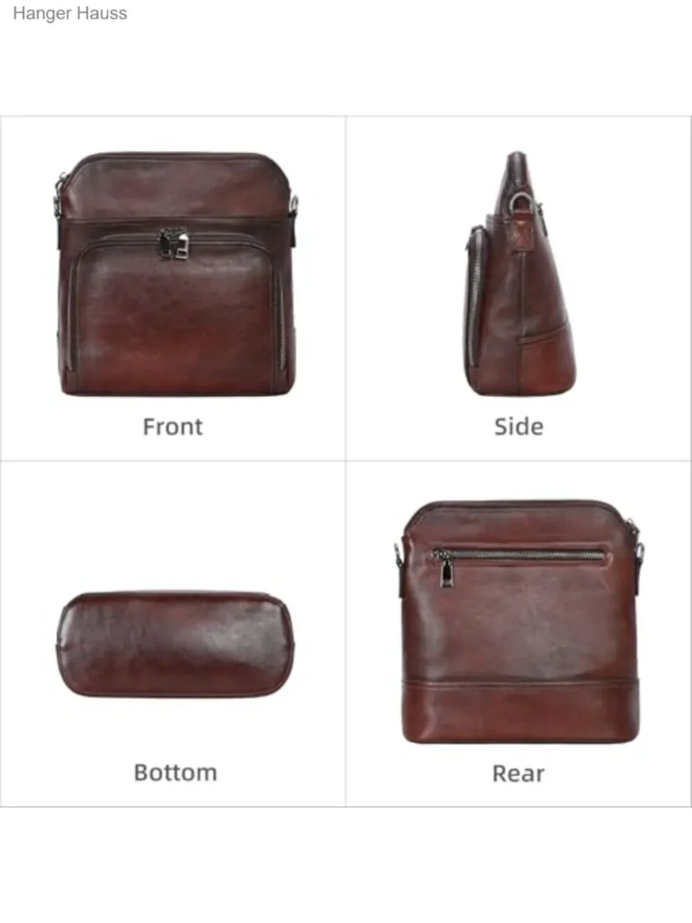Leather Crossbody Bag Women Purse Handbag with Built in Wallet
